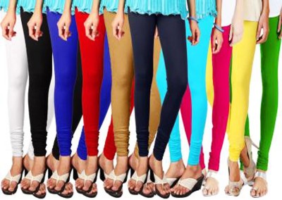 K M R Churidar  Western Wear Legging(Multicolor, Solid)