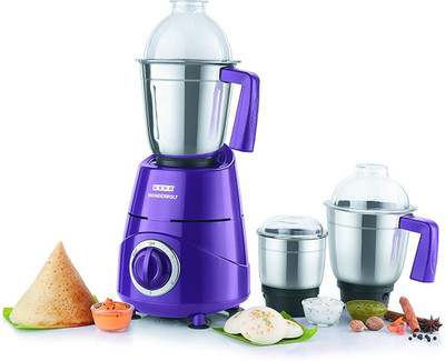 USHA THUNDERBOLT 800 W Mixer Grinder(TH800MX3 | 3 Jars | Blue)