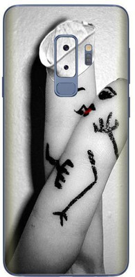 aadia Samsung Galaxy S9 Plus Mobile Skin(Black, grey)