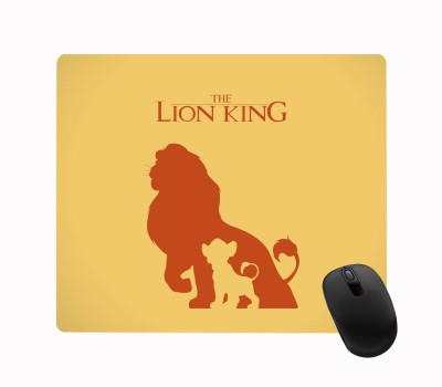 Impresion The Lion King Cartoon Printed Premium Designer Mouse Pad for Computer/Laptop (22.5cm x 19cm) - C59 Mousepad(Multicolor)