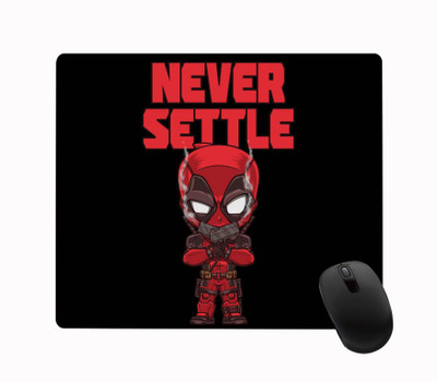 Impresion Deadpool Designer Printed Premium Designer Mouse Pad for Computer/Laptop (22.5cm x 19cm) - C210 Non Slip Base Mousepad(Multicolor)