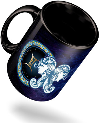 ECFAK Zodiac Gemini Ceramic Coffee Mug(350 ml)