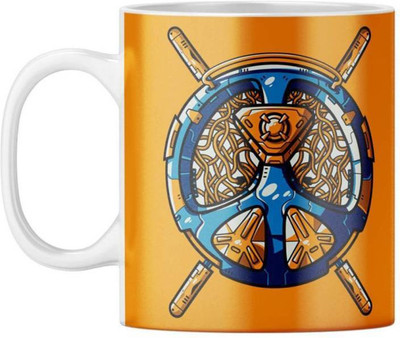 MM9E Cartoon Image Printed Ceramic Coffee Mug(330 ml)