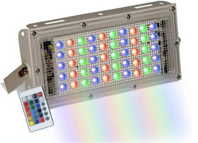 Medaline 50 Watt Ultra Thin Slim Ip66 LED Flood Outdoor Light Cool White Waterproof- 200W,Pack of 1 Flood Light Outdoor Lamp(Multicolor)