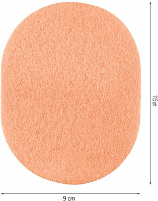 AVEU Set Of 2Pcs Face Cleansing Sponge Puff Makeup Washing Pad Deep Cleansing & Exfoliating Facial Sponge - Color
