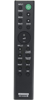 hybite Remote Compatible for Sony Home Theatre System and Sound Bar RMT-AH200U Sony Home Theatre RMTAH200U, HT-RT3 HTRT3 HT-RT40 HTRT40 HT-CT390 HTCT390 Remote Controller(Black)
