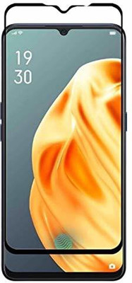 DropFit Edge To Edge Tempered Glass for Oppo F15(Pack of 1)