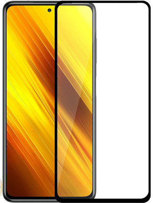INFINITYWORLD Edge To Edge Tempered Glass for POCO X3(Pack of 1)