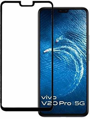LIKEDESIGN Edge To Edge Tempered Glass for Vivo V20 Pro(Pack of 1)