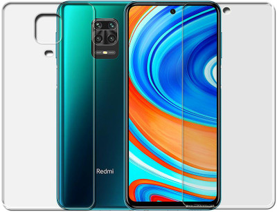 tombik Front and Back Screen Guard for REDMI NOTE 9 PRO MAX(Pack of 2)