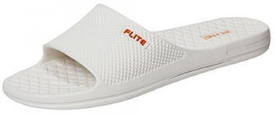FLITE Men Slides(White , 7 UK/India)