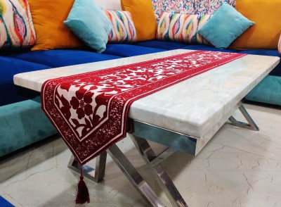 Groki Red 183 cm Table Runner(Cotton)