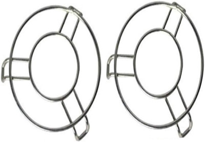 CRAZYGOL Resistant Hot Pan/Pot Stand Mat mirror Trivet Mirror Trivet Pack Of 2 silver Trivet(Pack of 2)
