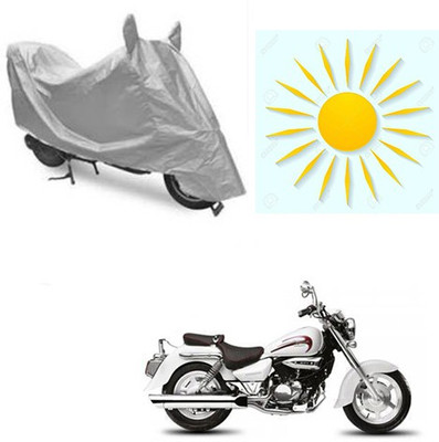 sr enterprises Waterproof Two Wheeler Cover for Hyosung(Aquila Pro 650, Silver)