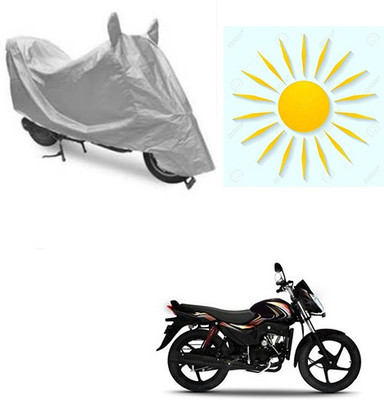 RPSENTTERPR Waterproof Two Wheeler Cover for Mahindra(Pantero, Silver)