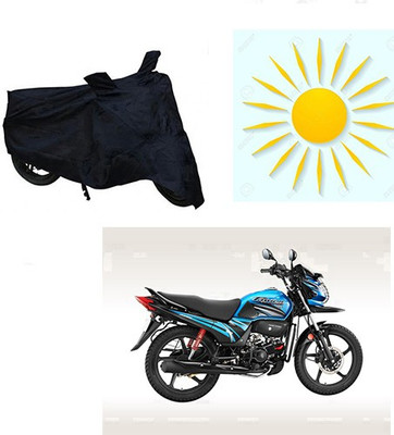 SANJU Waterproof Two Wheeler Cover for Honda(Passion Pro TR, Black)