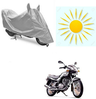 sr enterprises Waterproof Two Wheeler Cover for TVS(Fiero F2, Silver)