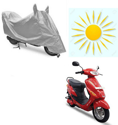 sr enterprises Waterproof Two Wheeler Cover for Hero(E Sprint, Silver)