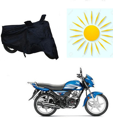 SANJU Waterproof Two Wheeler Cover for Hero(CD 110 Dream, Black)