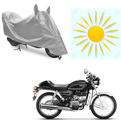 sr enterprises Two Wheeler Cover for Hero(Splendor Pro Classic, Silver)