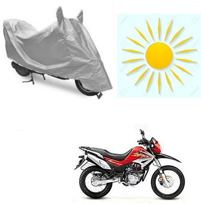 sr enterprises Two Wheeler Cover for Hero(Impulse, Silver)