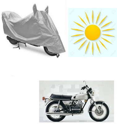 sr enterprises Two Wheeler Cover for Yamaha(RD 350, Silver)