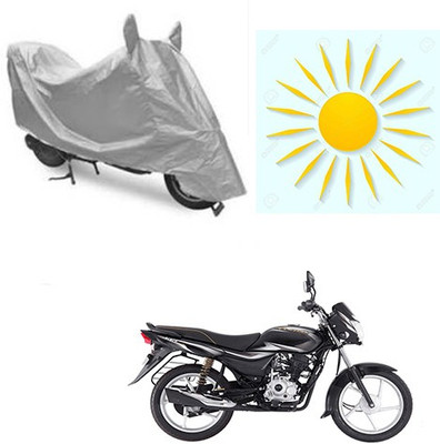 RPSENTTERPR Waterproof Two Wheeler Cover for Bajaj(Platina 100 DTS-i, Silver)