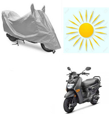 sr enterprises Waterproof Two Wheeler Cover for Honda(Cliq, Silver)