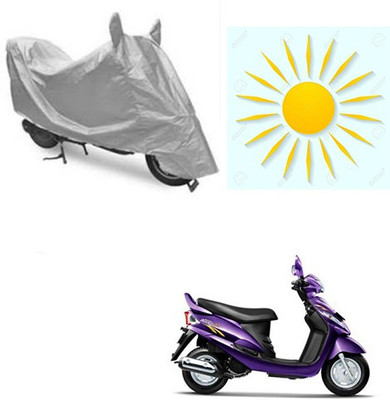 RPSENTTERPR Waterproof Two Wheeler Cover for Mahindra(Rodeo RZ, Silver)