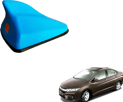 WolkomHome High performance Shark Fin Antenna Blue color Car FM Radio Signal Aerials for Honda City Idtec Sfin_Blue_City_Idtec Satellite Vehicle Antenna