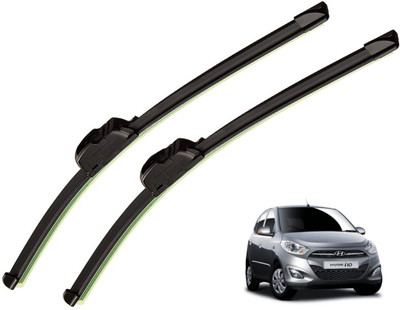 Auto Hub Flat Wiper Blade Windshield Wiper(56 cm, Passenger And Driver Side Wipers, Pack of: 2)