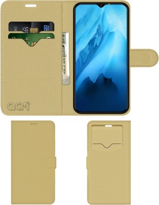 ACM Flip Cover for I Kall K250 Hd+(Gold, Cases with Holder, Pack of: 1)