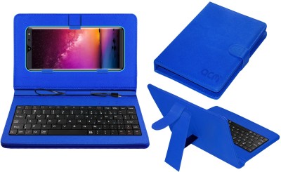 ACM Keyboard Case for I Kall K4 Plus(Blue, Cases with Holder, Pack of: 1)