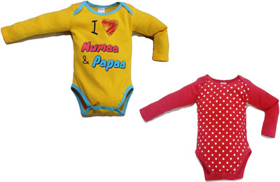 Kiddyboo Baby Boys & Baby Girls Multicolor Bodysuit