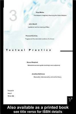Textual Practice 10.3(English, Electronic book text, Sinfield Alan Professor)