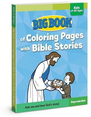 Big Book of Coloring Pages with Bible Stories for Kids of All Ages(English, Paperback, Cook David C.)
