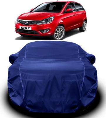 V VINTON Car Cover For Tata Bolt (With Mirror Pockets)(Blue)
