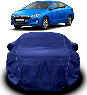 V VINTON Car Cover For Hyundai Elantra (With Mirror Pockets)(Blue)