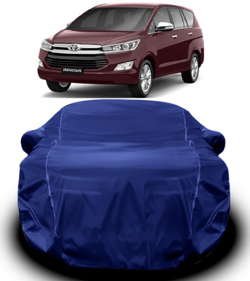 V VINTON Car Cover For Toyota Innova Crysta (With Mirror Pockets)(Blue)