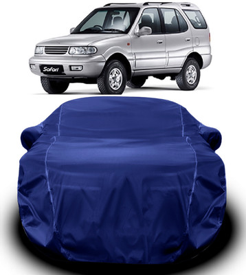 S Shine Max Car Cover For Tata Safari (With Mirror Pockets)(Blue)