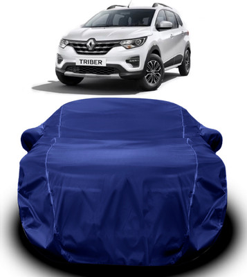 V VINTON Car Cover For Renault Triber (With Mirror Pockets)(Blue)