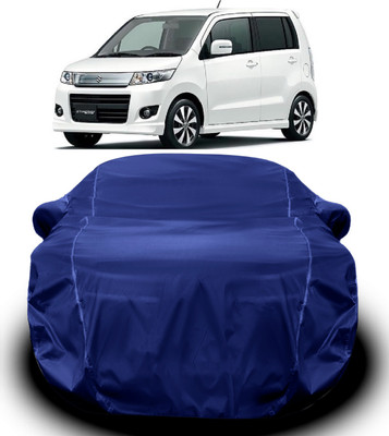 S Shine Max Car Cover For Maruti Suzuki WagonR Stingray (With Mirror Pockets)(Blue)