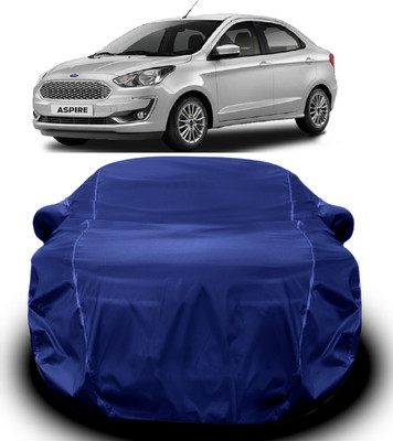S Shine Max Car Cover For Ford Aspire (With Mirror Pockets)(Blue)