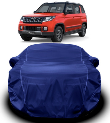 V VINTON Car Cover For Mahindra TUV300 (With Mirror Pockets)(Blue)