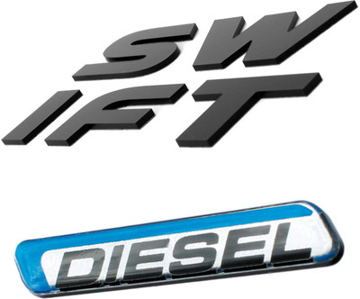 carmetics Emblem for Car(Black)