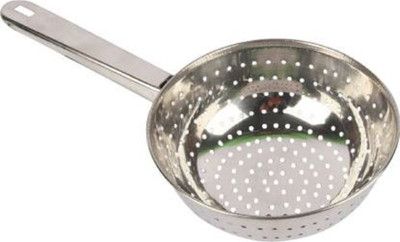 Cltllzen tea strainer Stainless Steel Handheld Colander Collapsible Strainer(Silver Pack of 1)