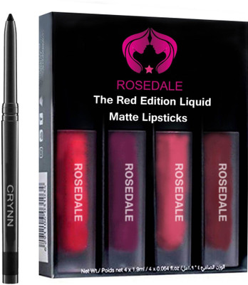 Crynn The Red Edition Liquid Matte Catsuit Lipstick(5 Items in the set)