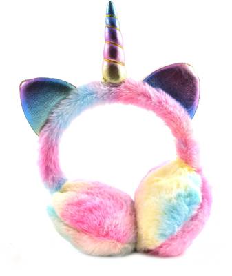 DiVom Latest Style Cute Winter & Outdoor Adjustable Ear Muffs Ear Warmer Unicorn Style for Girls and Women Ear Muff