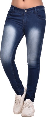 DUNDUBHI Slim Women Dark Blue Jeans