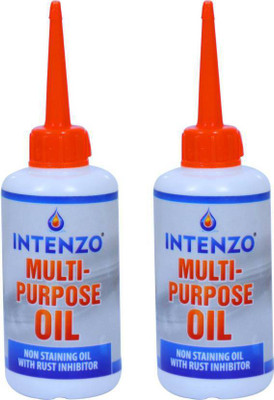 intenzo Multi purpose Oil for Sewingmachine fan bi cycle chain best quality Manual Pump(100 g Pack of 2)
